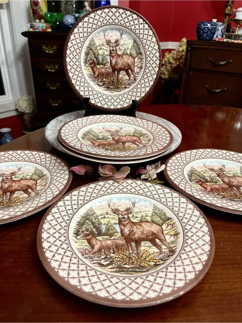 Royal Stafford Chantilly Stag England vtg royal